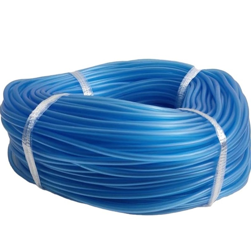 Silicon Tube Roll Import 10 Meters Blue color