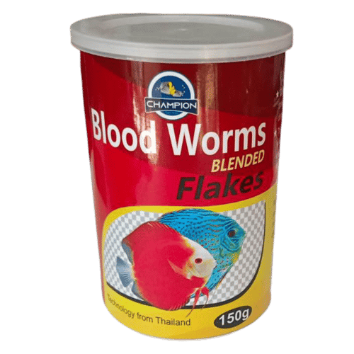 Champion Blood Worms Blended Flakes 150 gram 1
