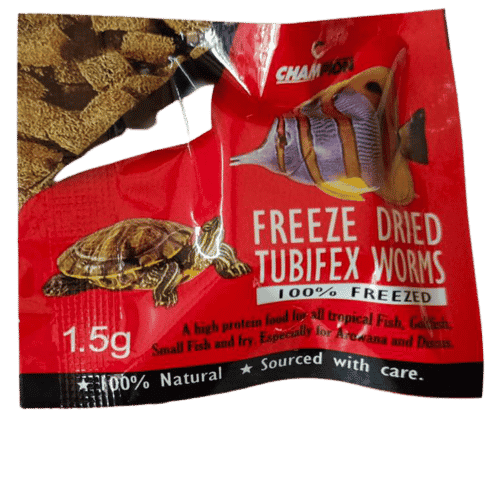 Champion Freeze Dried Tubifex Worms 1.5 gram 4