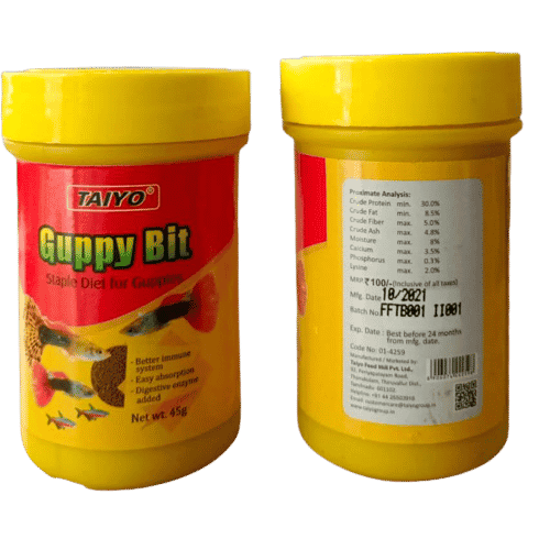 Taiyo Guppy Bit 45 g Bottle 2