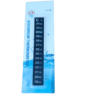 The Water Aquarium Thermometer Sticker