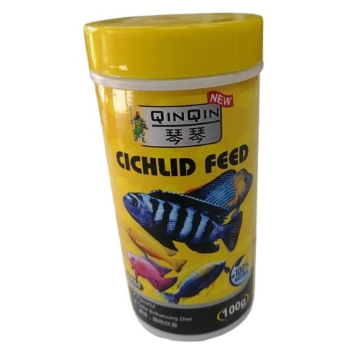 QinQin Cichlid Fish feed 100 gram