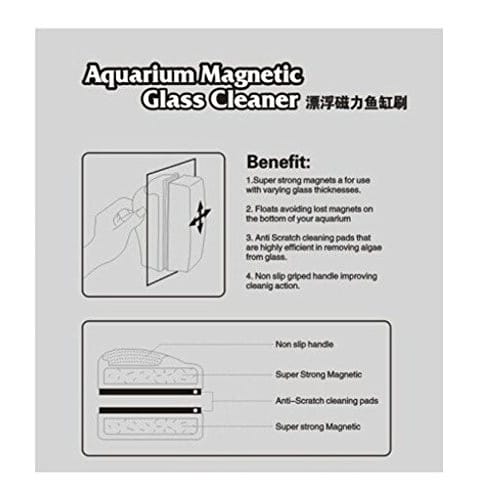 Venus Aqua VS-807 Aquarium Magnetic Glass Cleaner-Large 5