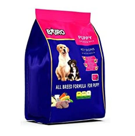 Bairo Puppy Chicken & Milk 500gm Pouch