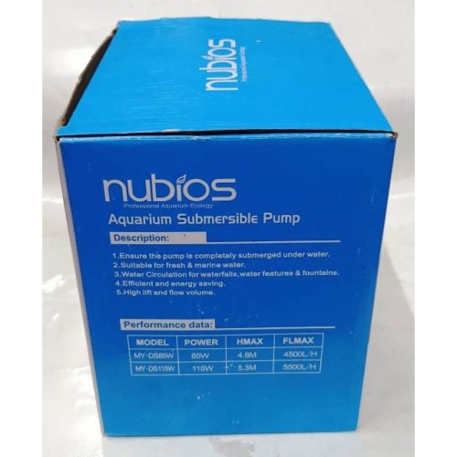Nubios Aquarium Submersible Pump 115 watts – 3