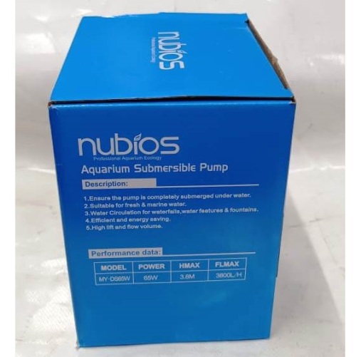 Nubios Aquarium Submersible Pump 65 watts – 2