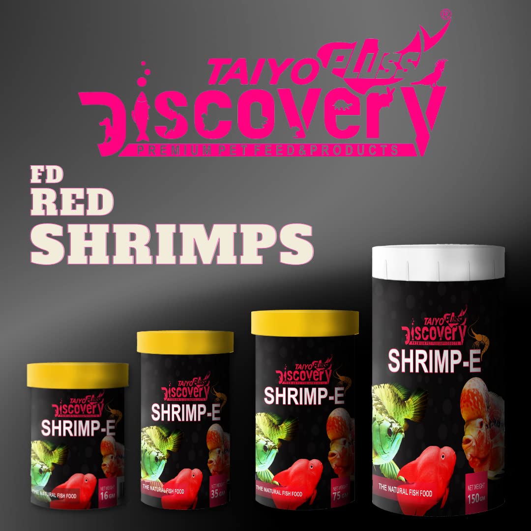 Taiyo Pluss Discovery Freeze Dried Shrimps – E Fish Food 150 grams 3