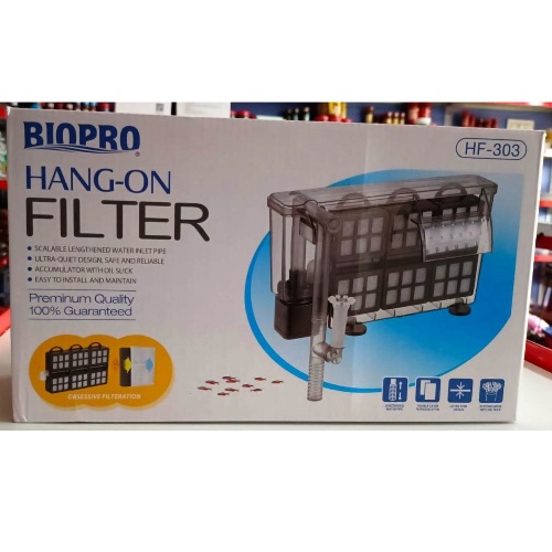 BioPro HF-303 Hang on Filter for Aquariums – 4