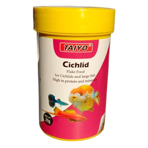 Taiyo Cichlid Flake Fish Food 25 grams