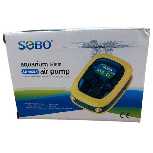 SOBO SB-9905A 2 Way Aquarium Air Pump Power 4.2 Watts – 3