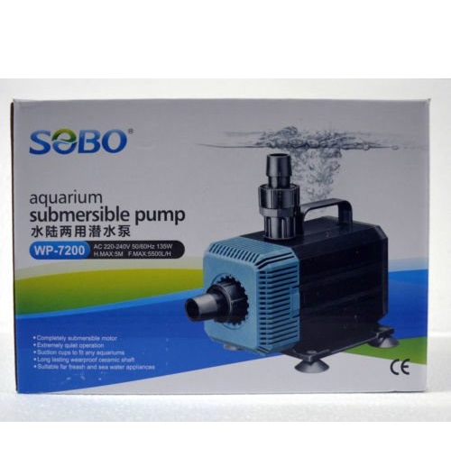 SOBO WP-7200 Aquarium Submersible Water Pump 135 watts – 3