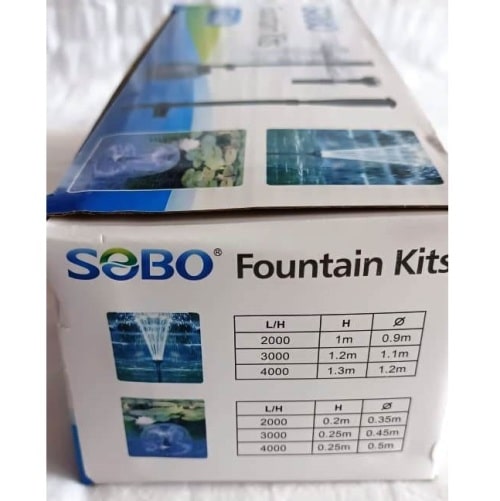 Sobo FT-100 Fountain Kit (Without Pump) – 6