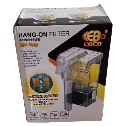 Cebo Coco HF 100 Aquarium Hang on Filter 2.5 W
