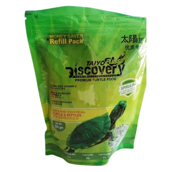 Taiyo Pluss Discovery Premium Turtle Food 250 g pouch – 3