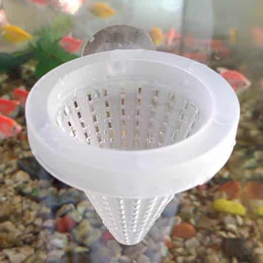 Aquarium Live Worm Feeding Cone Cup