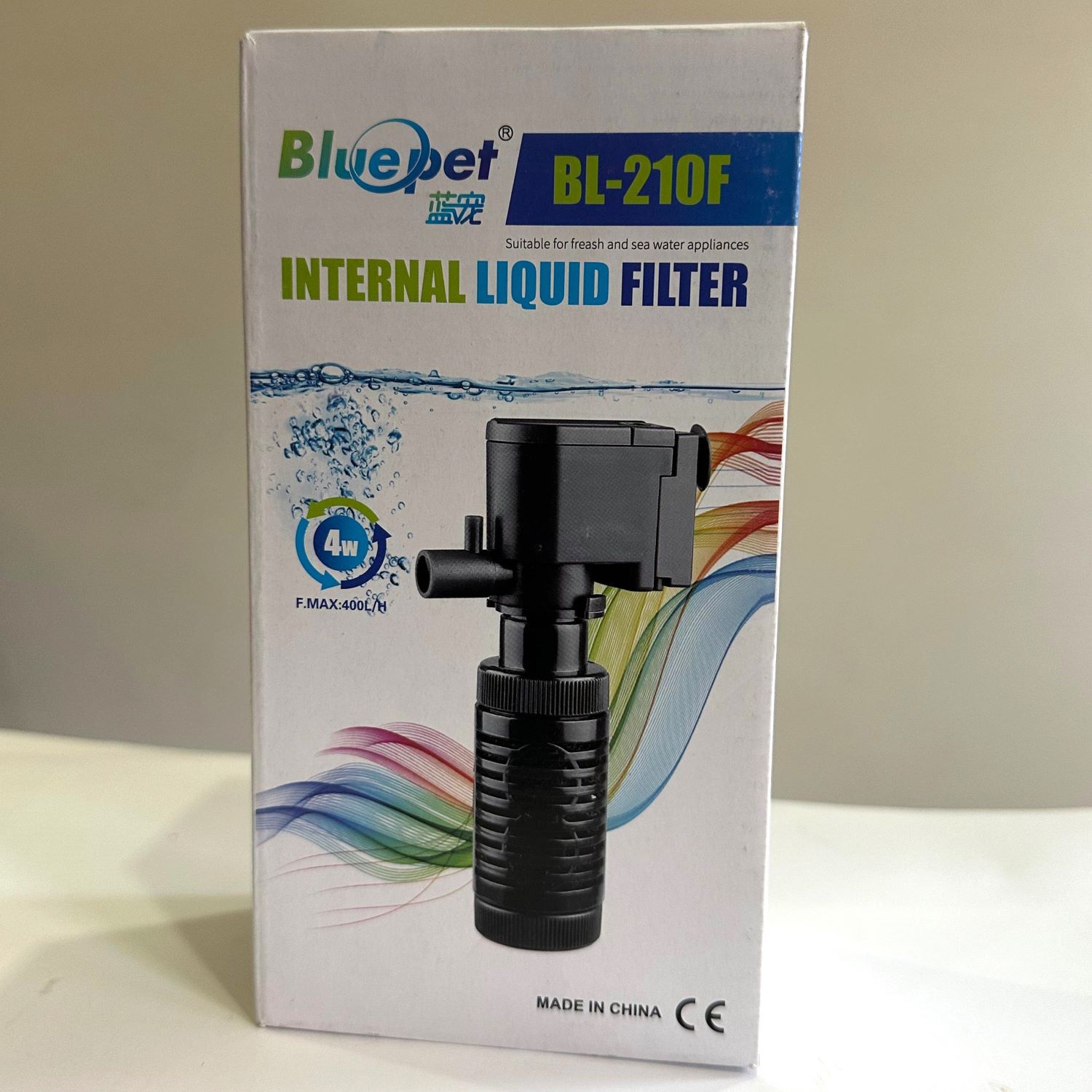Blue Pet BL-210F Aquarium Internal Filter - 4 watts