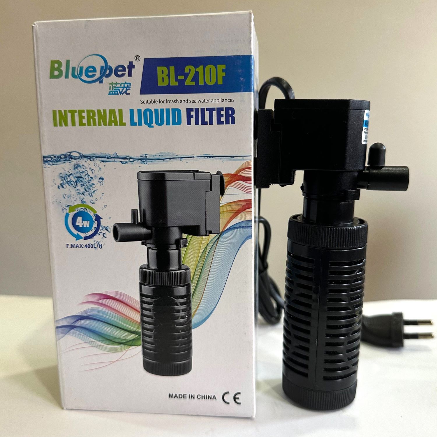 Blue Pet BL-210F Aquarium Internal Filter - 4 watts