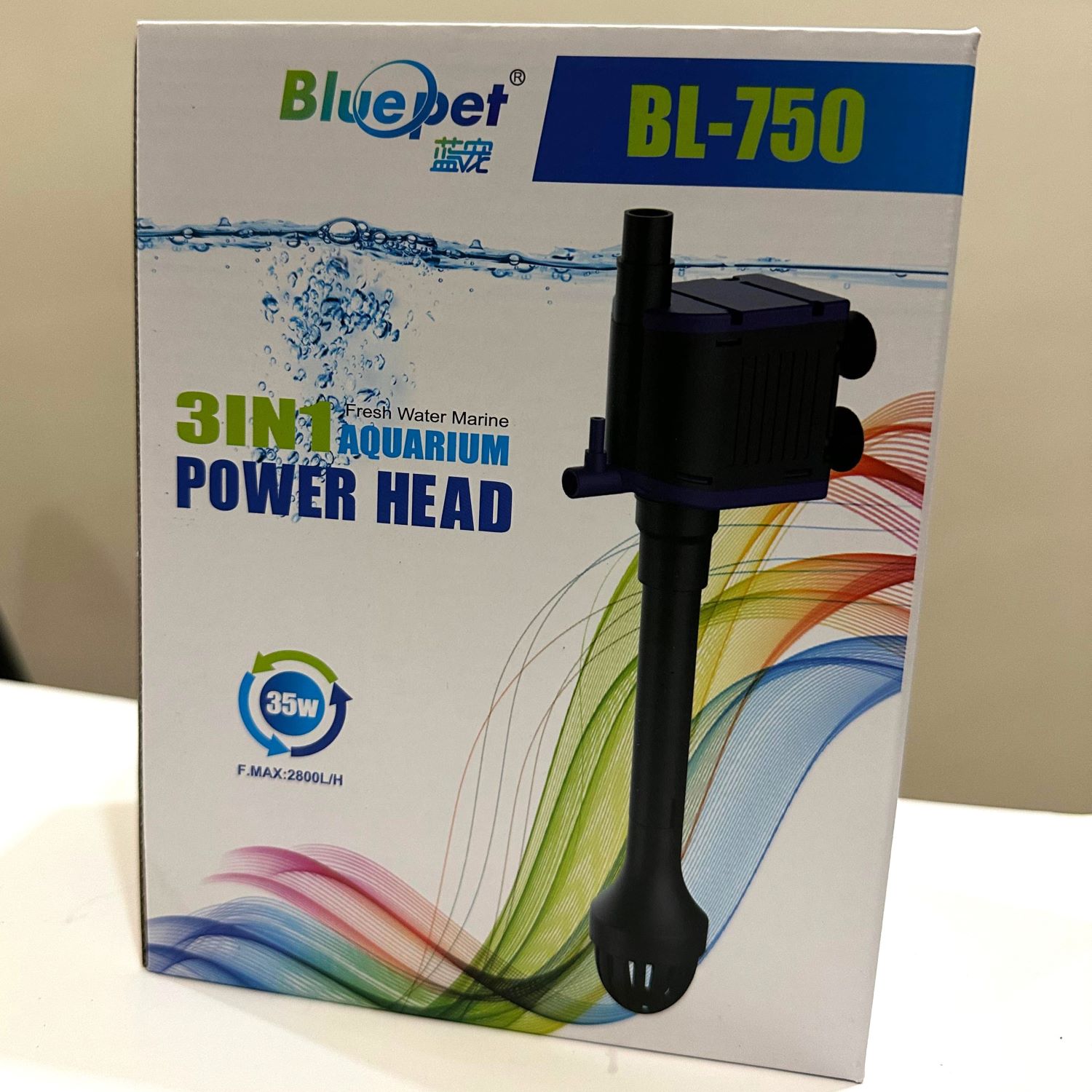 Blue Pet BL-750 Aquarium Power Head 3 in 1 - 35 watts