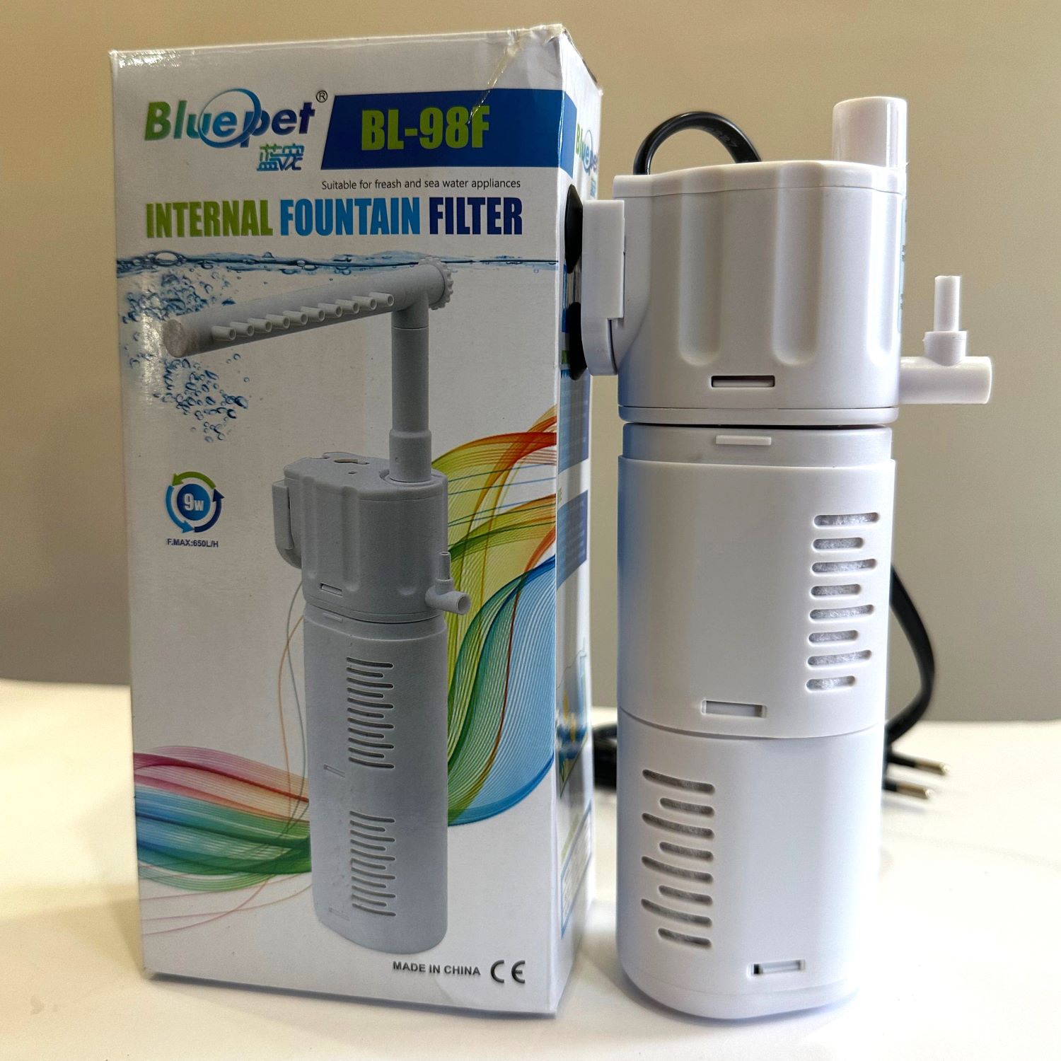 Blue Pet BL-98F Aquarium Internal Filter 9 Watts