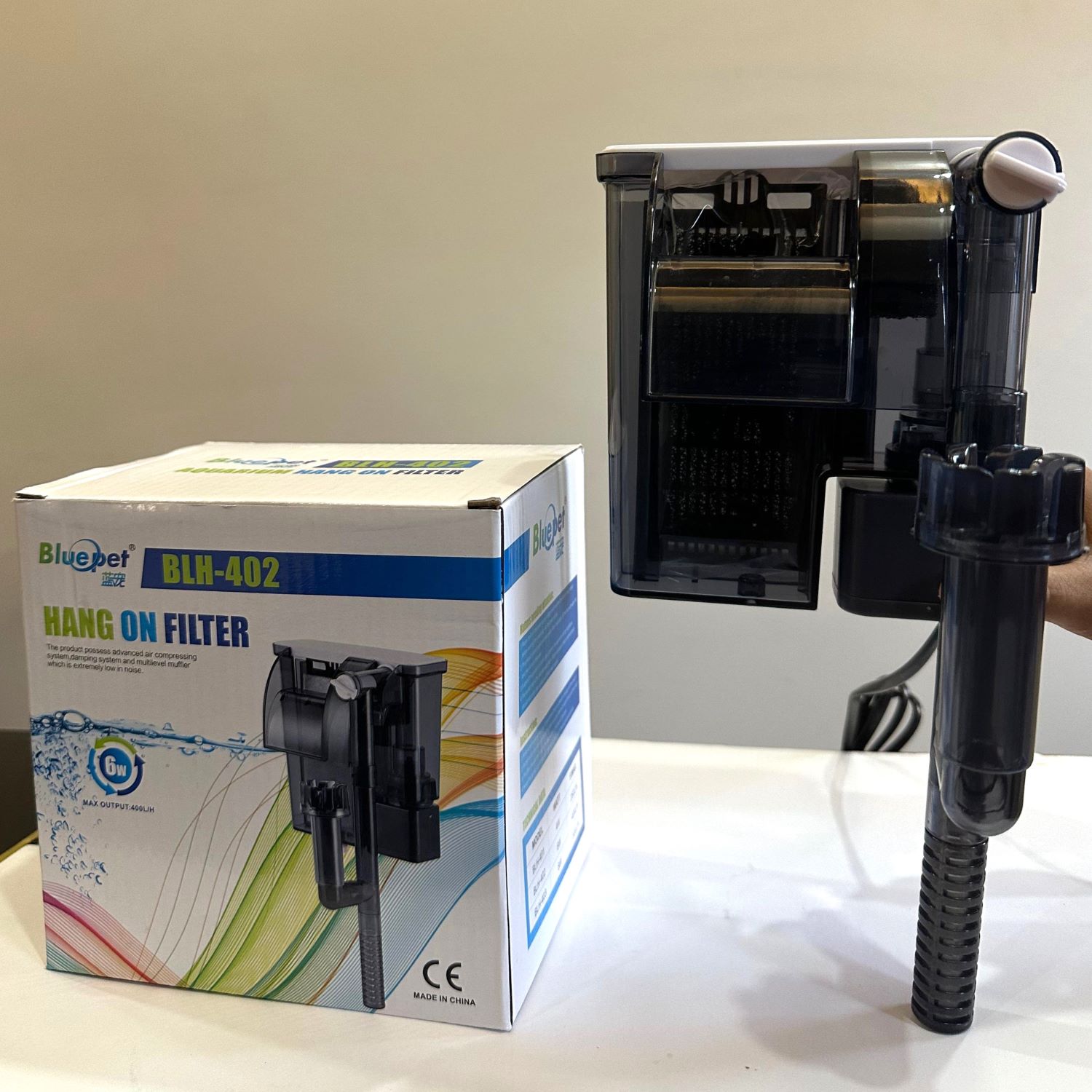 Blue Pet BLH-402 Aquarium Hang on Filter