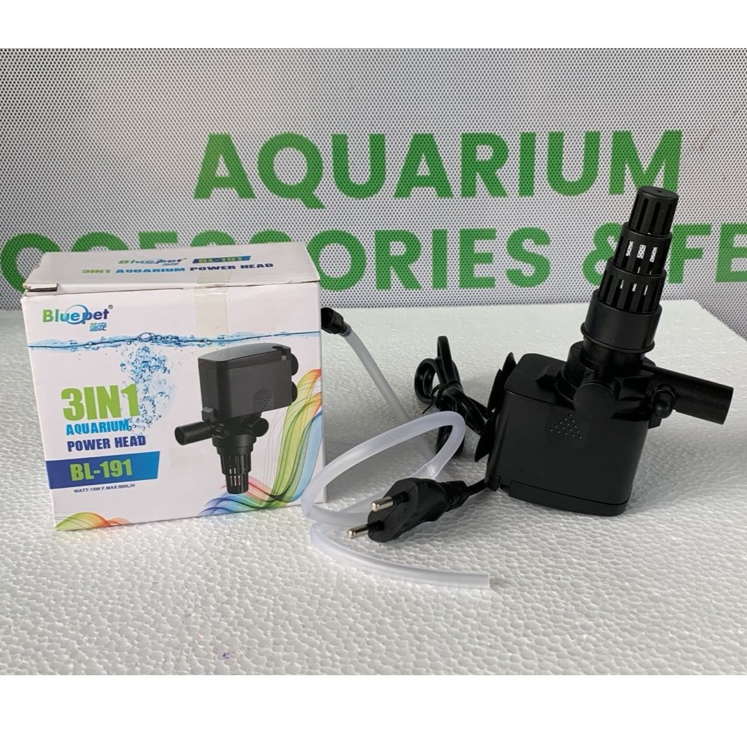 Blue Pet BL-191 Aquarium 3 in 1 Power Head 15 watts