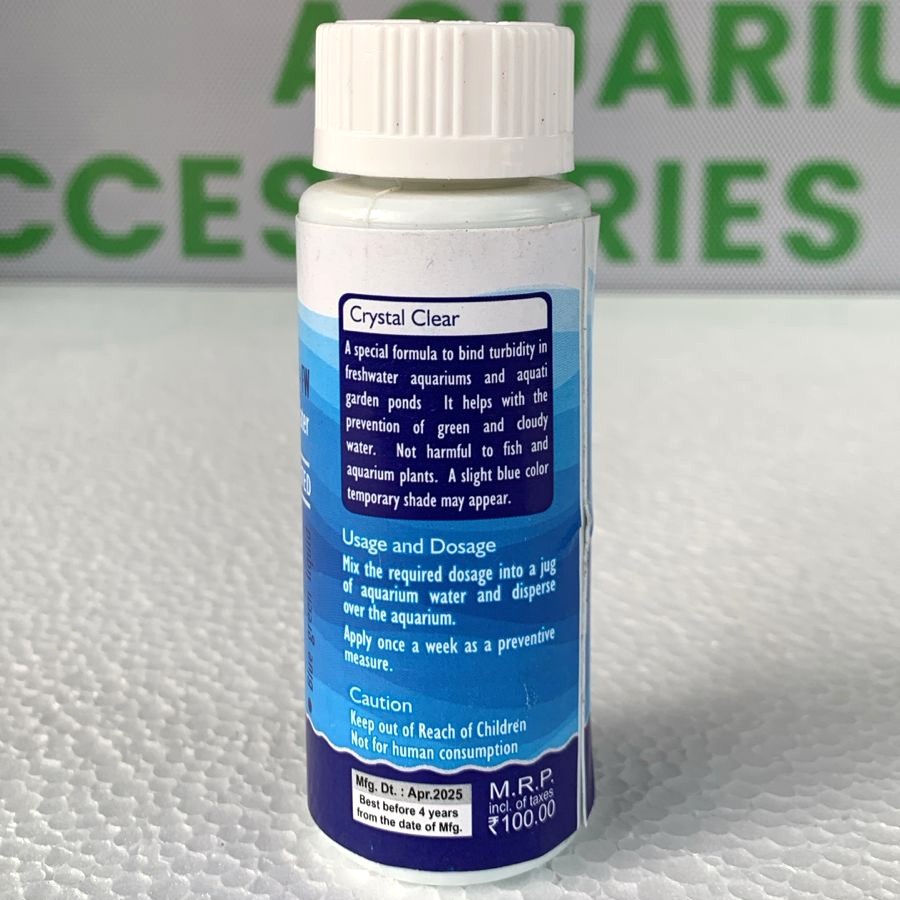 Crystal Clear-FW for Clean Aquarium water 60 ml bottle